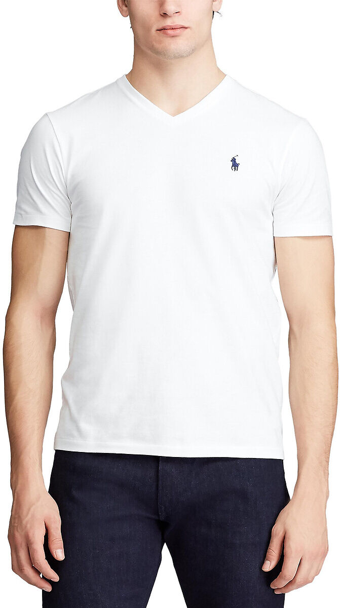 POLO RALPH LAUREN T-shirt col V en jersey de coton