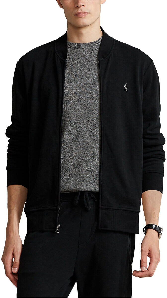 POLO RALPH LAUREN Sweat zippé col bomber Double Knit Tech