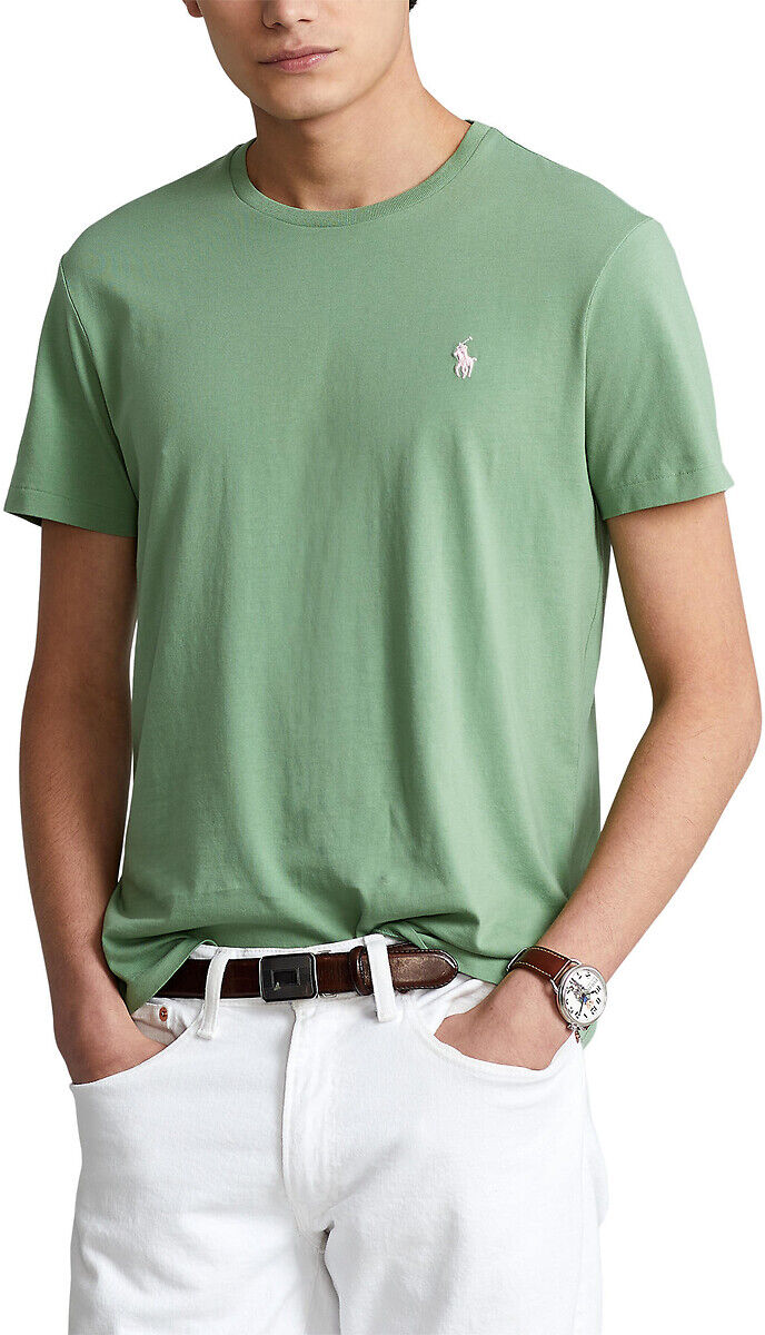 POLO RALPH LAUREN T-shirt col rond en jersey de coton