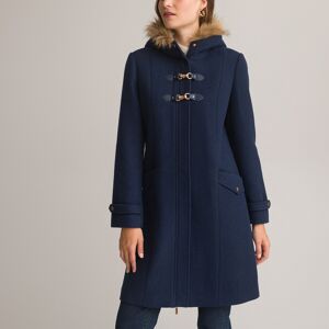 ANNE WEYBURN Manteau mi-long à capuche, fermeture zippée ANNE WEYBURN Manteau mi-long à capuche, fermeture zippée