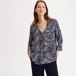 ANNE WEYBURN Blouse imprimée, col V, manches 3/4 ANNE WEYBURN Blouse imprimée, col V, manches 3/4