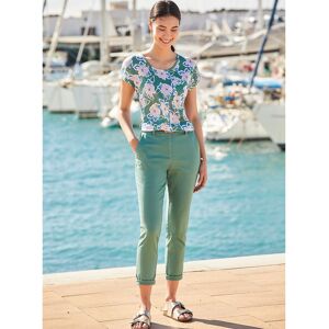 ANNE WEYBURN Pantalon droit chino, sergé stretch ANNE WEYBURN Pantalon droit chino, sergé stretch
