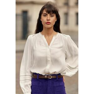 LA PETITE ETOILE Blouse col V, détails dentelle, BROOKIE LA PETITE ETOILE Blouse col V, détails dentelle, BROOKIE