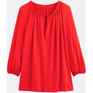 LA REDOUTE COLLECTIONS Blouse col V en crépon, manches 3/4 LA REDOUTE COLLECTIONS Blouse col V en crépon, manches 3/4
