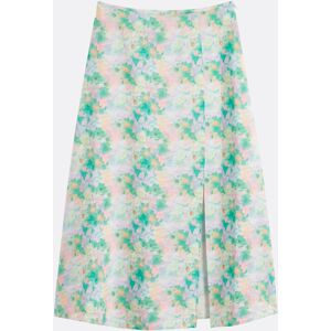 LA REDOUTE COLLECTIONS Jupe longue fendue imprimé floral LA REDOUTE COLLECTIONS Jupe longue fendue imprimé floral