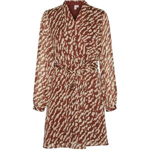 VERO MODA Robe courte imprimée, col V VERO MODA Robe courte imprimée, col V