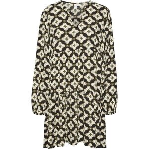 VERO MODA Robe courte imprimée, col V VERO MODA Robe courte imprimée, col V