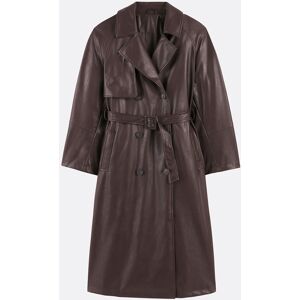 LA REDOUTE COLLECTIONS Trench long en simili, fermeture boutonnée LA REDOUTE COLLECTIONS Trench long en simili, fermeture boutonnée