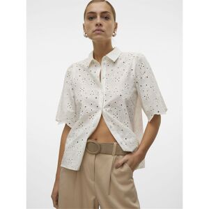 VERO MODA Chemisier manches larges, broderies anglaises VERO MODA Chemisier manches larges, broderies anglaises