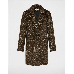 MORGAN Manteau long imprimé léopard MORGAN Manteau long imprimé léopard