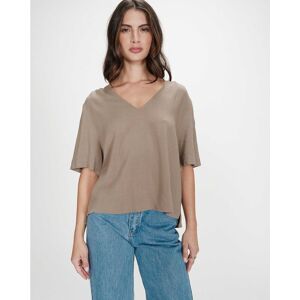 GRACE & MILA Top manches courtes col V VIOLON GRACE & MILA Top manches courtes col V VIOLON