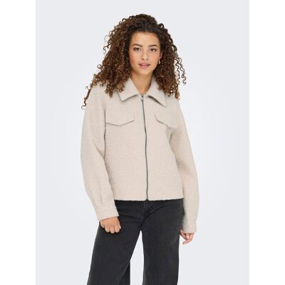 ONLY Manteau court zippé col polo ONLY Manteau court zippé col polo