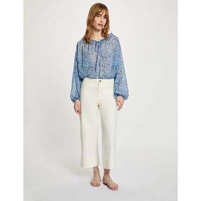 MORGAN Blouse imprimée col v MORGAN Blouse imprimée col v
