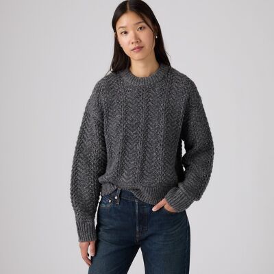 LEVI'S Pull col rond, maille pointelle LEVI'S Pull col rond, maille pointelle
