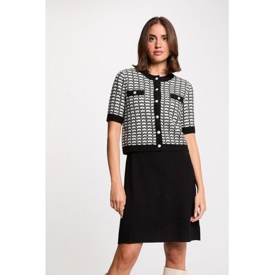 MORGAN Robe courte manches courtes col rond MORGAN Robe courte manches courtes col rond