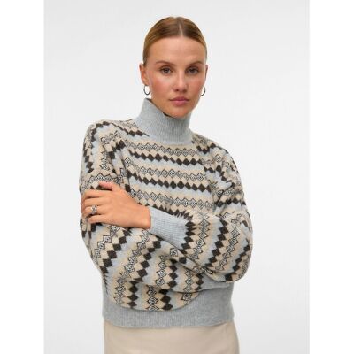 VERO MODA Pull col montant à rayures VERO MODA Pull col montant à rayures