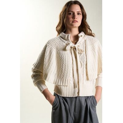 PETITE MENDIGOTE Cape en tricot, ANNA PETITE MENDIGOTE Cape en tricot, ANNA