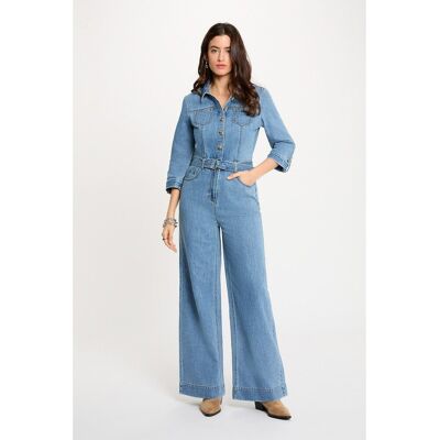 MORGAN Combi-pantalon en jean MORGAN Combi-pantalon en jean