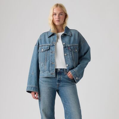 LEVI'S Veste denim Loose crop Trucker LEVI'S Veste denim Loose crop Trucker