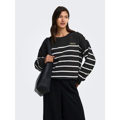ONLY Marinière avec boutons épaules ONLY Marinière avec boutons épaules