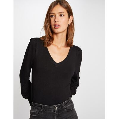 MORGAN Pull en fine maille, col V MORGAN Pull en fine maille, col V