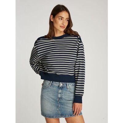 TOMMY HILFIGER Sweat rayé col rond TOMMY HILFIGER Sweat rayé col rond