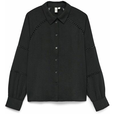 VERO MODA Chemise fluide avec détails ajourés VERO MODA Chemise fluide avec détails ajourés