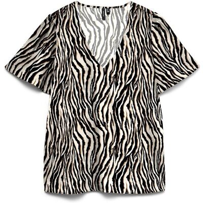 VERO MODA Blouse imprimée manches courtes col v VERO MODA Blouse imprimée manches courtes col v