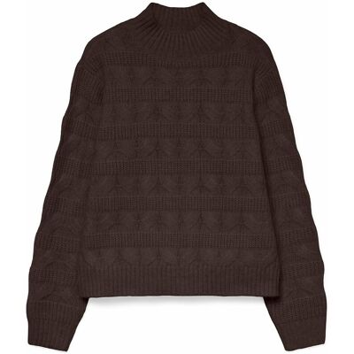 VERO MODA Pull col montant torsadé VERO MODA Pull col montant torsadé