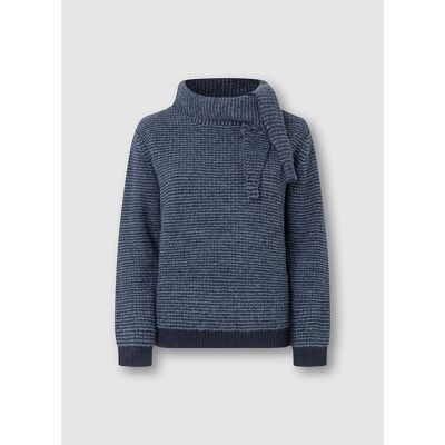 PEPE JEANS Pull manches longues, avec col à nouer PEPE JEANS Pull manches longues, avec col à nouer