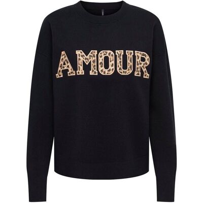 ONLY Pull col rond amour ONLY Pull col rond amour