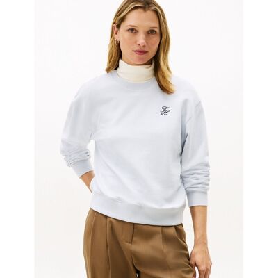 TOMMY HILFIGER Sweat à col rond à manches longues avec logo TOMMY HILFIGER Sweat à col rond à manches longues avec logo