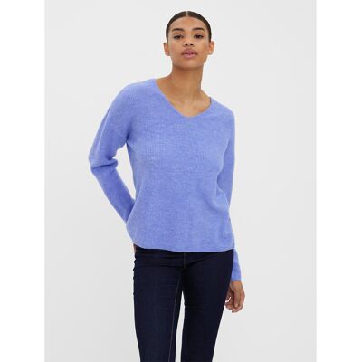 VERO MODA Pull col V en maille mousseuse VERO MODA Pull col V en maille mousseuse