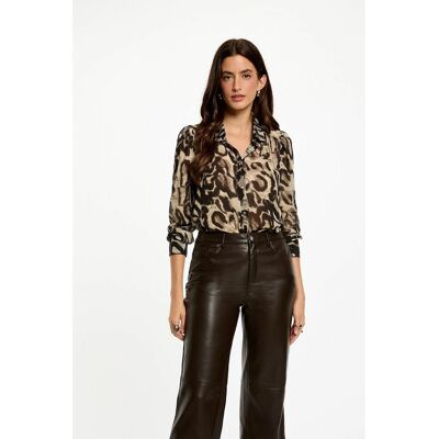 MORGAN Chemise voile imprimée MORGAN Chemise voile imprimée