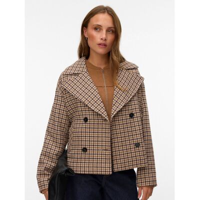 VERO MODA Manteau court à carreaux VERO MODA Manteau court à carreaux