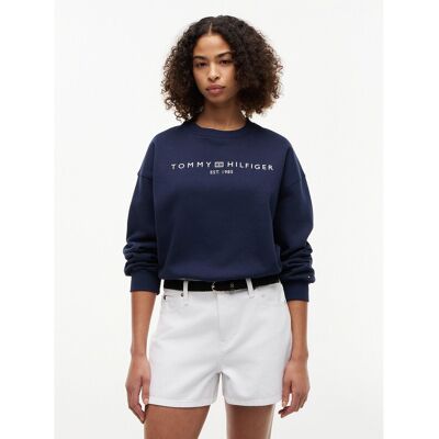 TOMMY HILFIGER Sweat col rond avec logo TOMMY HILFIGER Sweat col rond avec logo