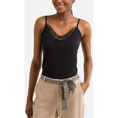 VERO MODA Débardeur col dentelle VERO MODA Débardeur col dentelle