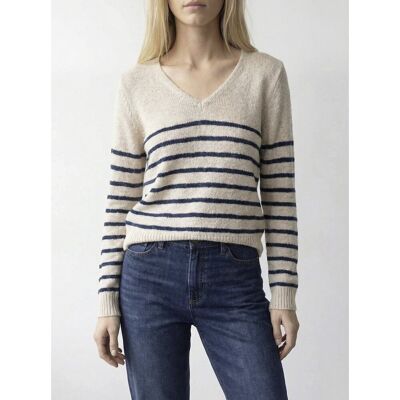 VILA Pull rayé manches longues VILA Pull rayé manches longues