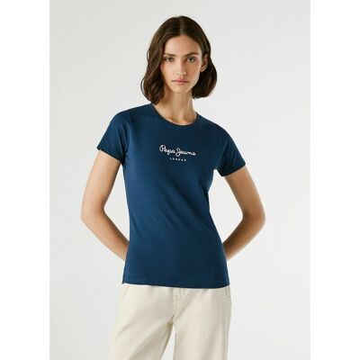 PEPE JEANS T-shirt manches courtes, logo devant PEPE JEANS T-shirt manches courtes, logo devant