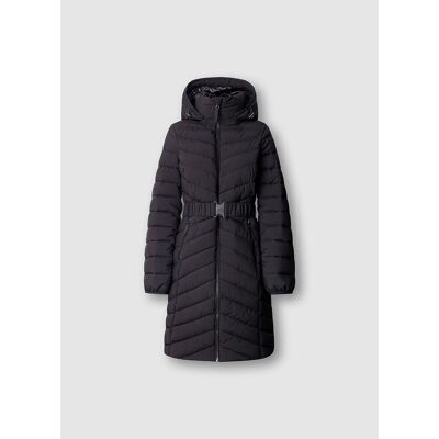 PEPE JEANS Doudoune longue ceinturée à capuche PEPE JEANS Doudoune longue ceinturée à capuche