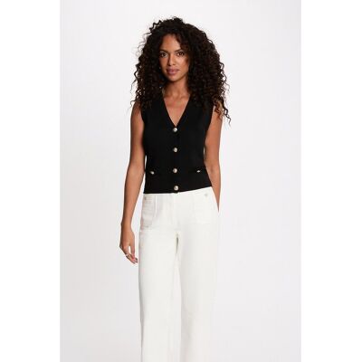 MORGAN Gilet sans manches col V MORGAN Gilet sans manches col V