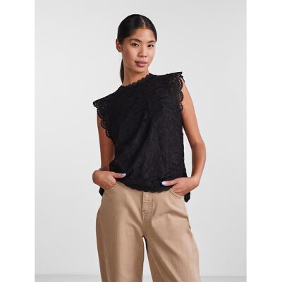PIECES Blouse sans manches, en dentelle PIECES Blouse sans manches, en dentelle