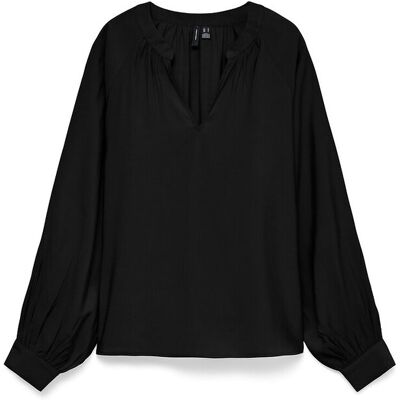 VERO MODA Chemisier manches longues col v VERO MODA Chemisier manches longues col v