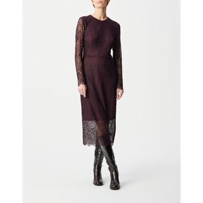 IKKS Robe en dentelle manches longues col rond IKKS Robe en dentelle manches longues col rond