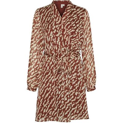 VERO MODA Robe courte imprimée, col V VERO MODA Robe courte imprimée, col V
