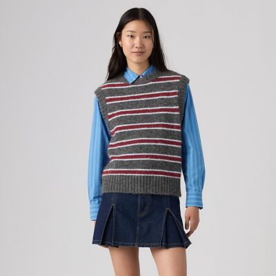 LEVI'S Pull rayé col rond sans manches LEVI'S Pull rayé col rond sans manches