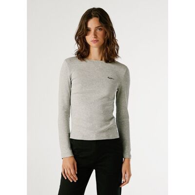 PEPE JEANS T-shirt manches longues, petit logo PEPE JEANS T-shirt manches longues, petit logo