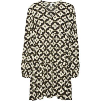 VERO MODA Robe courte imprimée, col V VERO MODA Robe courte imprimée, col V