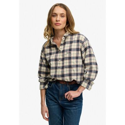 SUPERDRY Chemise décontractée en flanelle à carreaux SUPERDRY Chemise décontractée en flanelle à carreaux