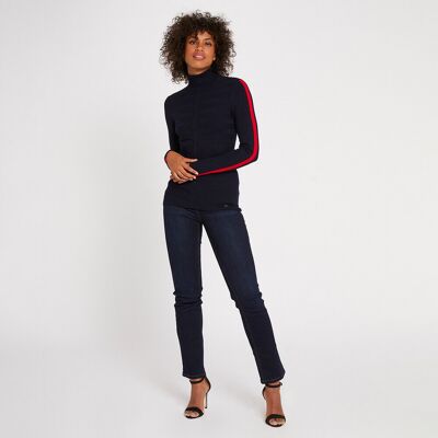 MORGAN Pull maille fine col roulé manches longues MORGAN Pull maille fine col roulé manches longues